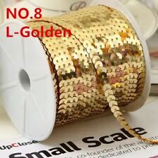 6mm Flat Sequins Strip Trim