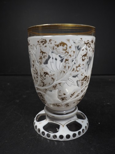Vintage bohemian white clear - vintage, white/clear