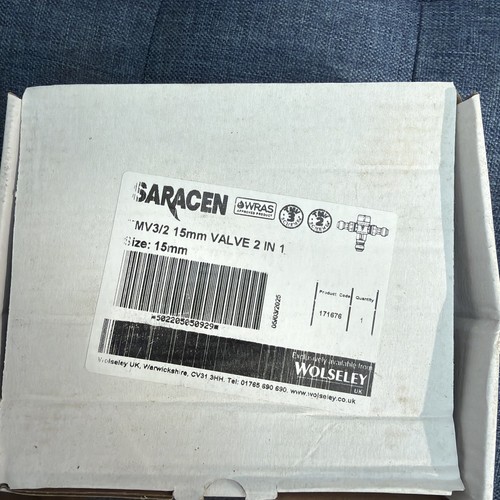 Saracen tmv 15mm valve - saracen, 3/2
