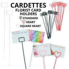 Cardettes Florist Card Holders - Bouquet Gift & Greeting Display - Floristry