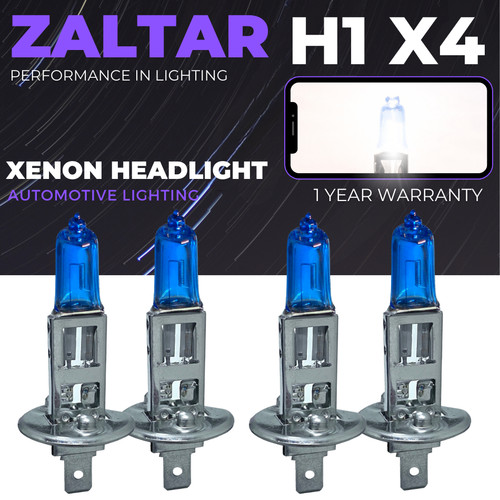 4pcs super white - h1, 100w