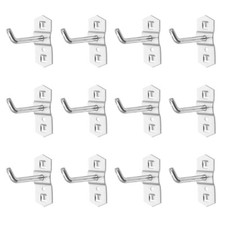12 Pcs Square Peg Board Hooks