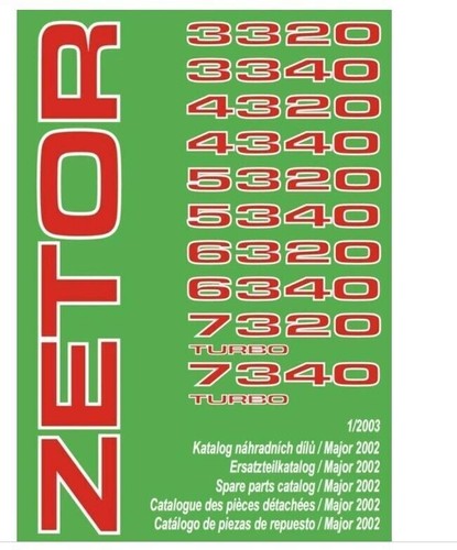 Zetor 3320 7340 parts - 3320, to