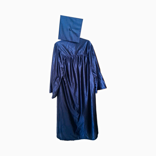 Dark navy blue graduation - dark, cap