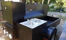 Stainless Sink BBQ Mobile