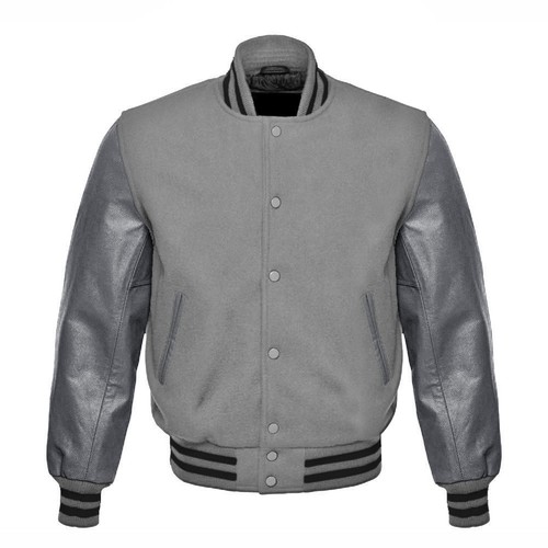 Grey wool - wool, leather