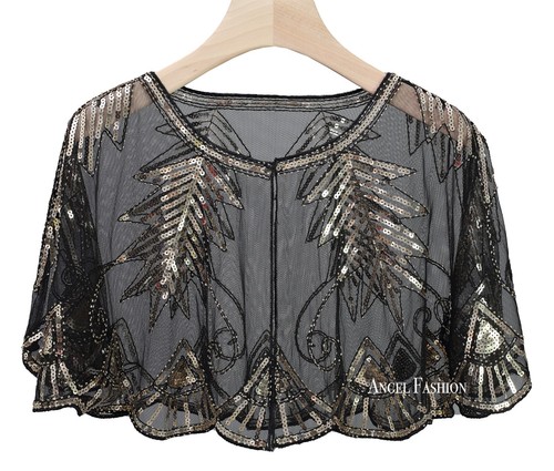 1920s sequin beaded shawls art - beaded,