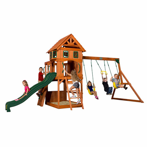 Kids outdoor playground swing - outdoor,