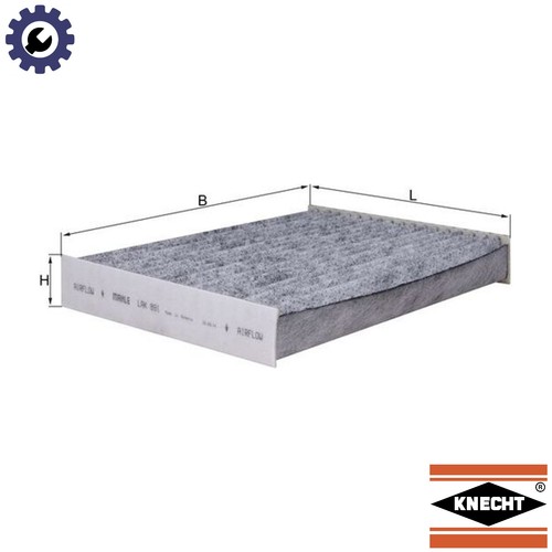 Filter cabin air lak 891 - 891, for