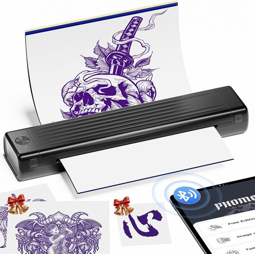 Tattoo stencil printer - stencil,