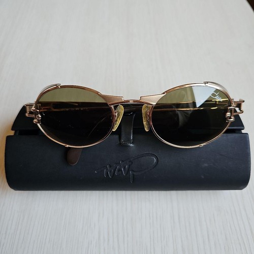 Cazal gold round sunglasses - cazal,