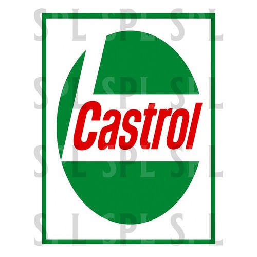 Castrol metal sign retro - castrol,