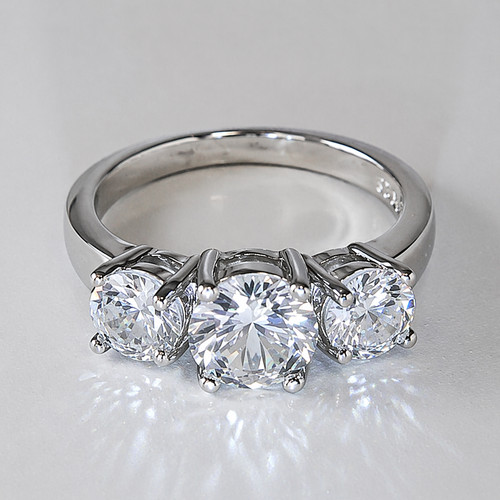 925 sterling silver trilogy - silver,