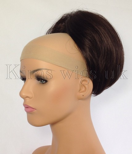 Dark brown beehive bun - dark,