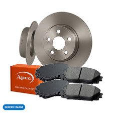 APEC Rear Brake Discs & Brake Pads Set Braking Kit Fits Mazda MX-5 MX-5 RF