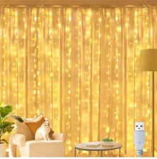 Ollny Curtain Lights, 300LED