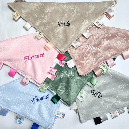 Personalised baby soft - personalised, embosed