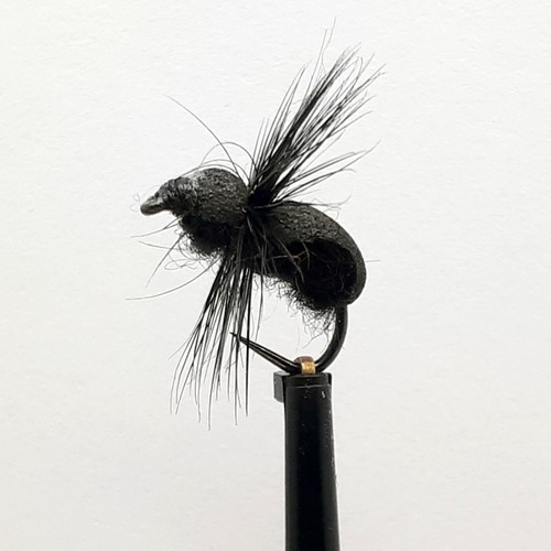 Barbless foam black ant - x,