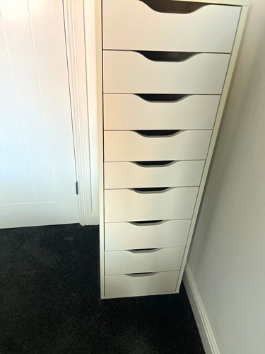 Ikea white drawer tall chest - ikea,
