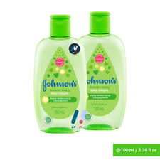 2X 100ml JOHNSON'S Baby Cologne Summer Castor Oil Soothing Cool Soft Long Scent