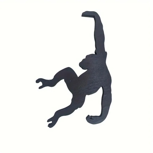 Rustic wooden monkey hook - rustic,