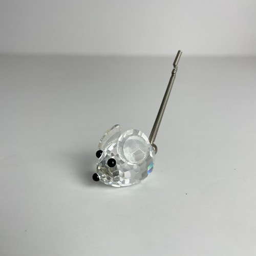 Swarovski crystal mouse - crystal, with