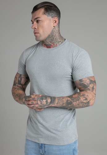 Siksilk mens grey marl - mens,