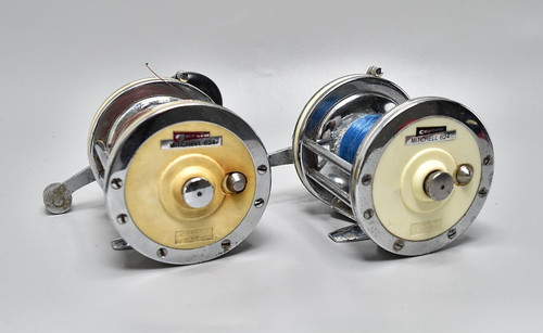 Two vintage sea fishing reels - two,