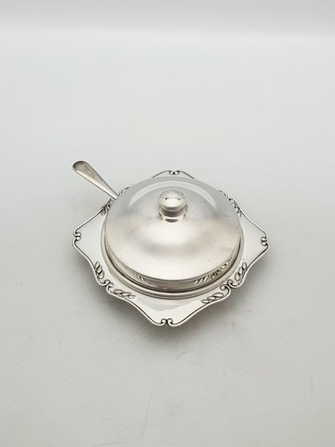 Vintage silver plated butter - silver,