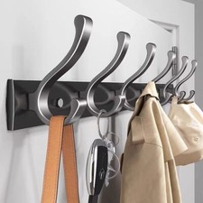 12 Hooks Aluminum Coat Clothes