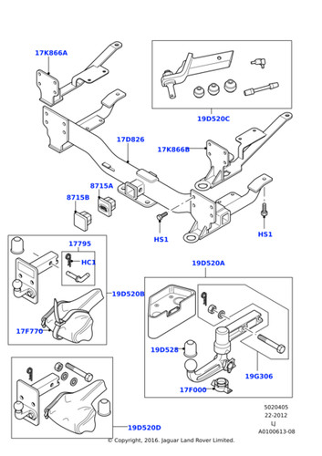 Land rover towbar - land,