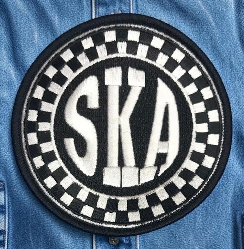 Ska reggae skinhead patch - ska,