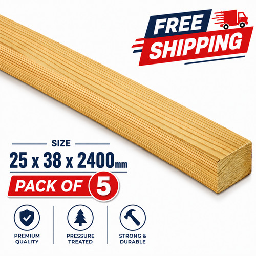 Treated timber batten 38mm - treated,