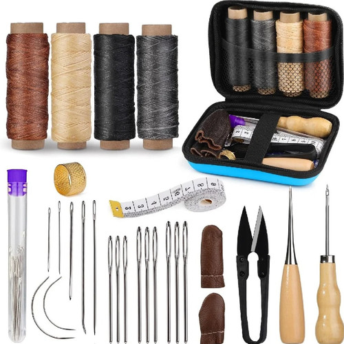 1set leather sewing tools - leather, kit