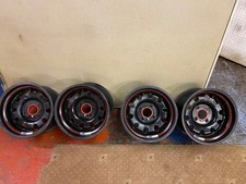  Weller Steel Black Wheels.Set