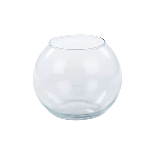 Medium recycled glass round - recycled,