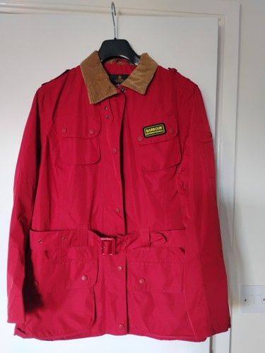 Barbour red ladies jacket - barbour, size