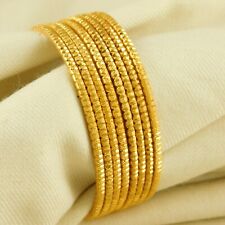 Indian Traditional 22K Gold Plated 8 Pcs Bracelets Women Bangle Ethnic Jewellery
