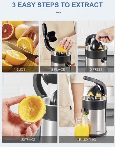 Electric citrus juicer - electric, easy