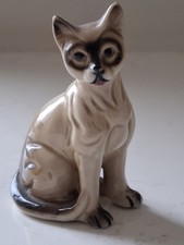 Vintage Bone China Siamese Cat