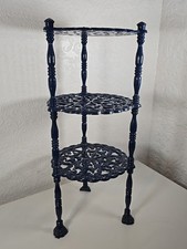 Vintage Cast Iron 3 Tier Table