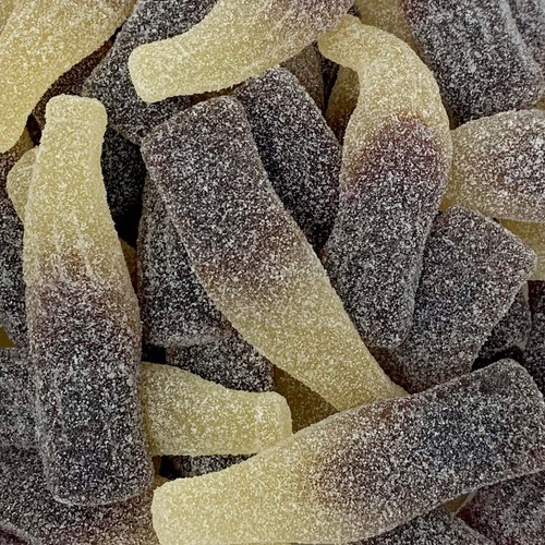 Giant fizzy cola bottles - fizzy, retro