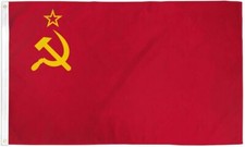 3x5 USSR Flag Soviet Union Russian Communist Party Banner Communism Pennant 100D