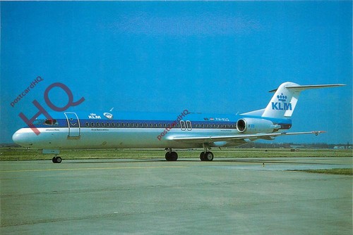 Picture postcard klm fokker - picture,