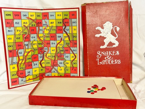 Vintage snakes and ladders - snakes,