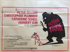 The Return Of The Pink Panther Original British Quad Poster 1975 Peter Sellers