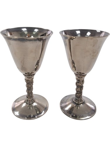 Falstaff silver plated goblets - plated,
