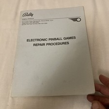 Bally Pinball Games Repair
