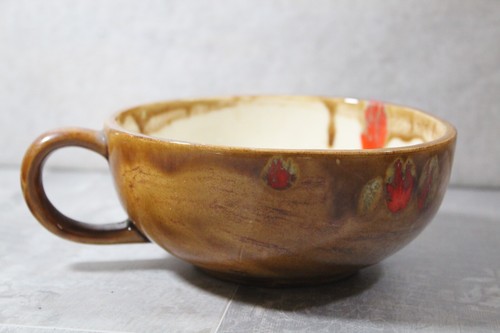 Vtg large teacup planter - vtg,