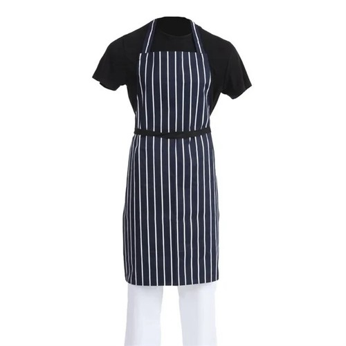 Blue striped apron butchers - striped,